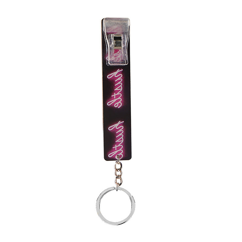 Wholesale Contactless Card Reader Clip Acrylic Keychain